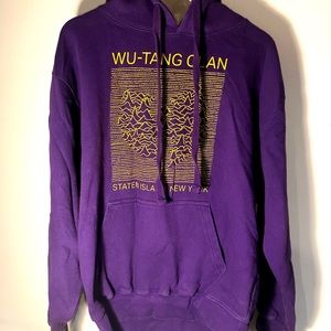 Men’s Large Purple Wu-Tang Clan Staten Island New York Hoodie